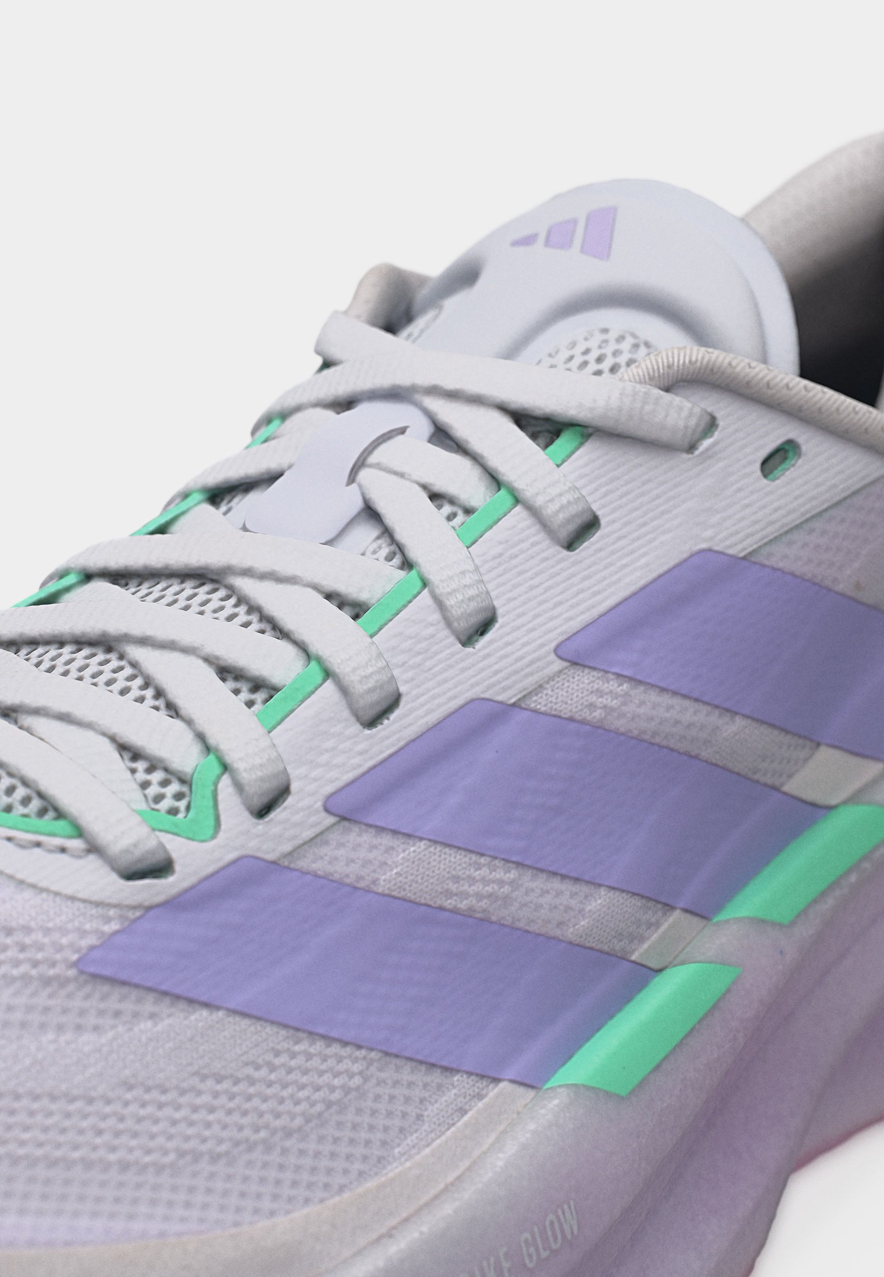 SUPERNOVA GLIDE W - Road running shoes - dash grey/glow purple/pulse mint