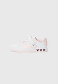 GRAND COURT MINNIE EL K - Walking trainers - cloud white/clear pink/chalk white