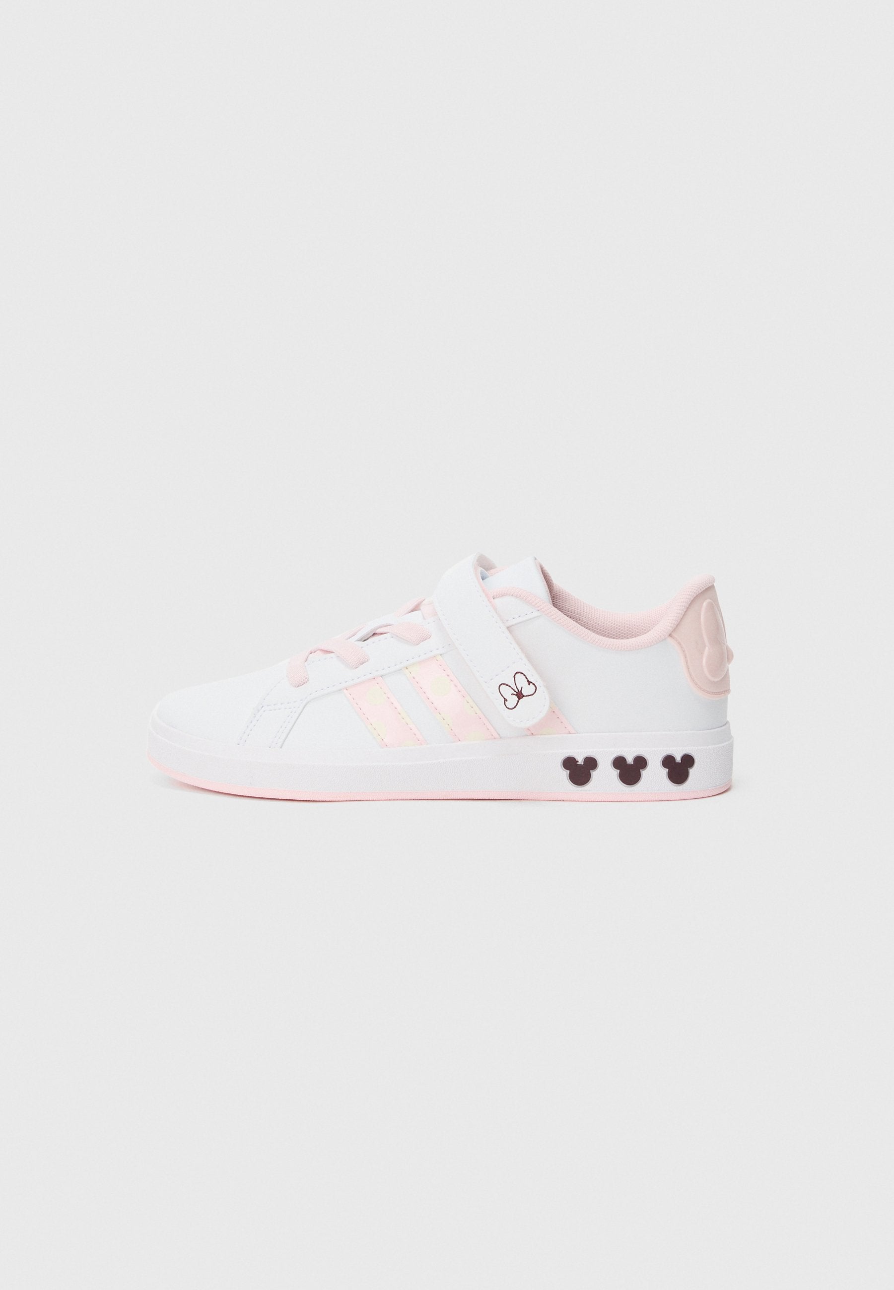 GRAND COURT MINNIE EL K - Walking trainers - cloud white/clear pink/chalk white