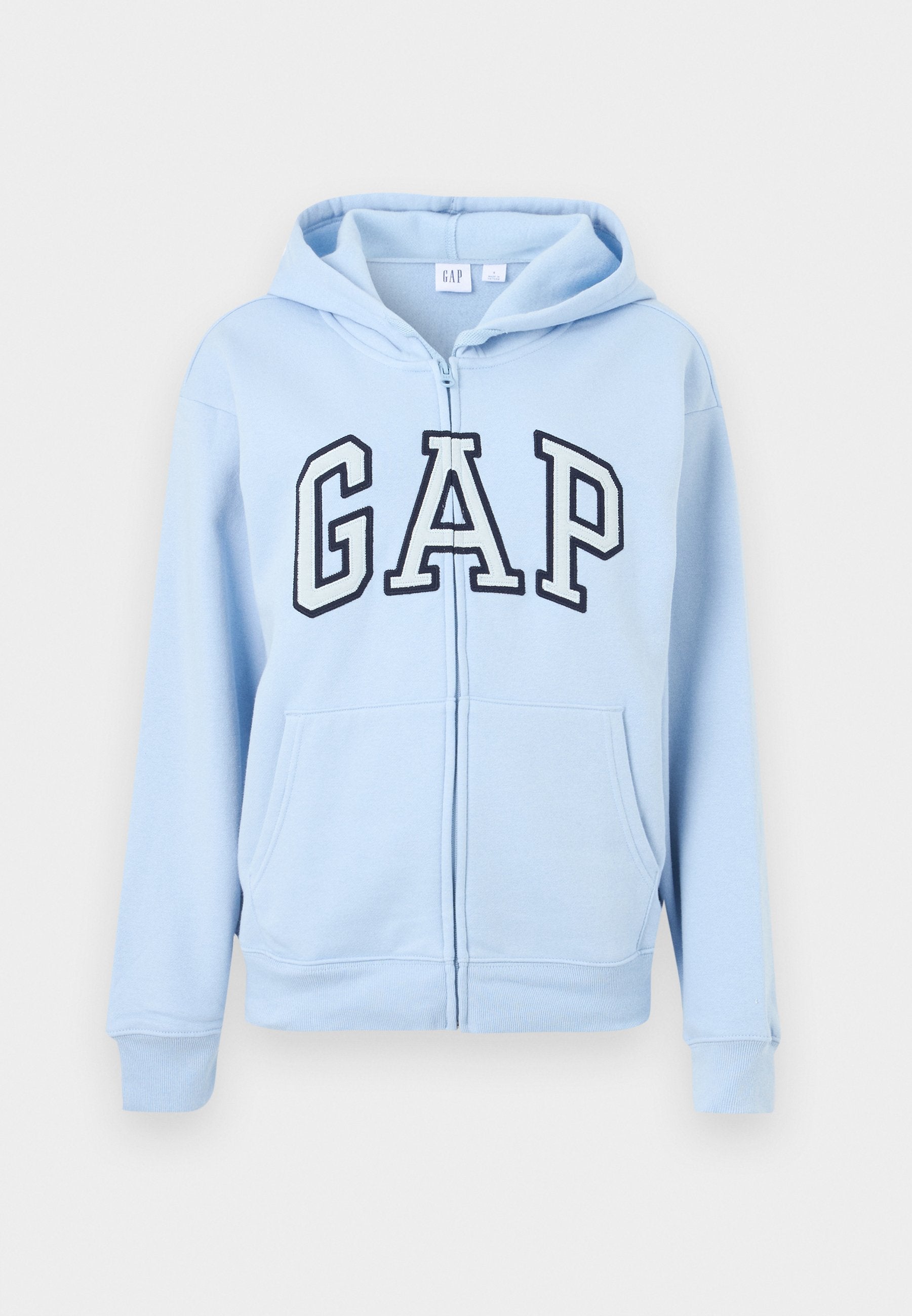 HERITAGE  - Zip-up sweatshirt - light blue shadow