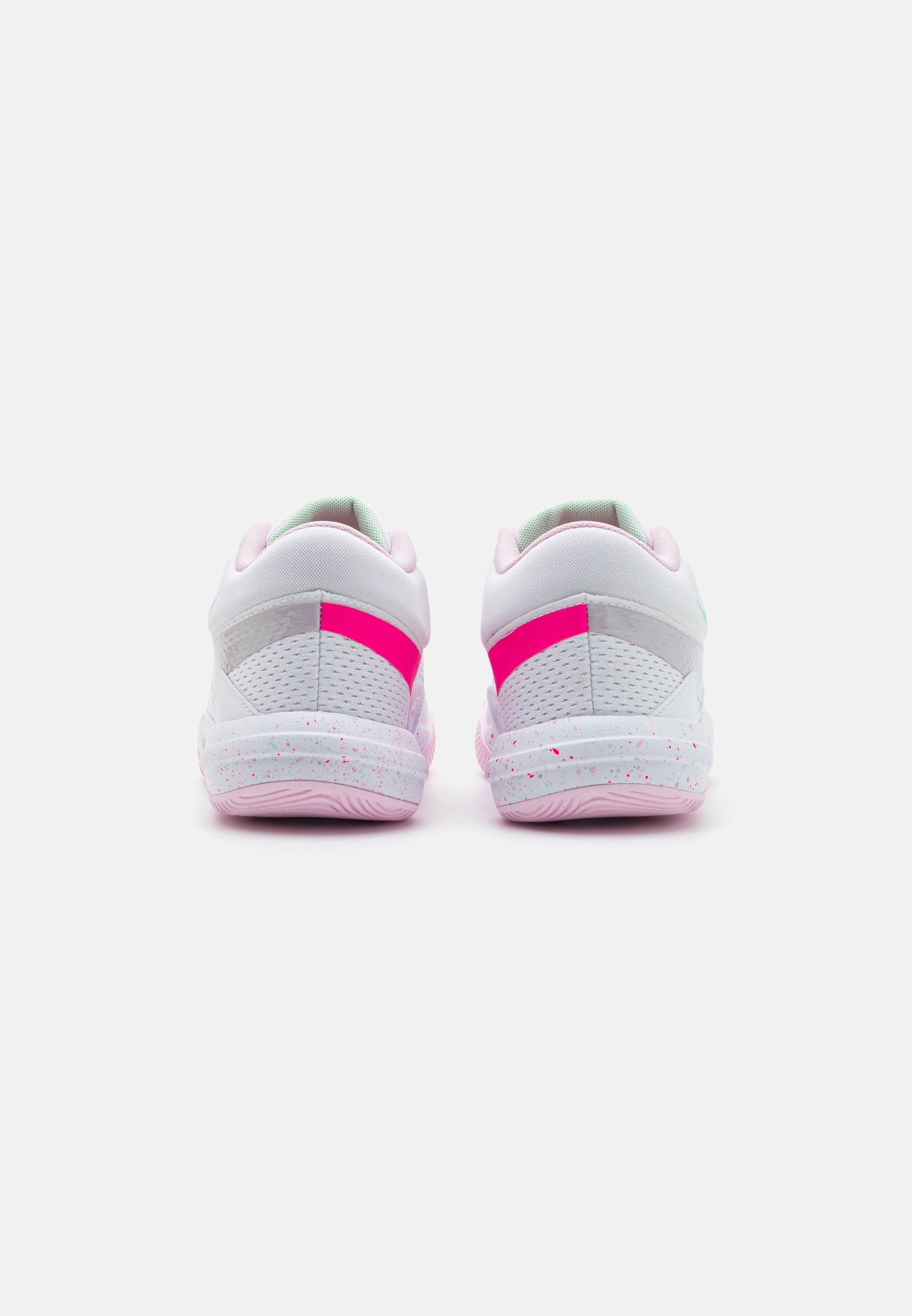 HYPERQUICK SE UNISEX - Volleyball shoes - white/pink foam/violet mist/mint foam