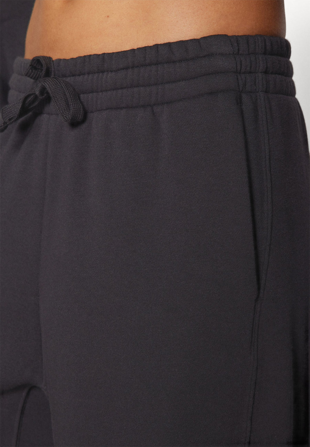ALL SZN FLEECE LOOSE WIDE LEG - Tracksuit bottoms - black