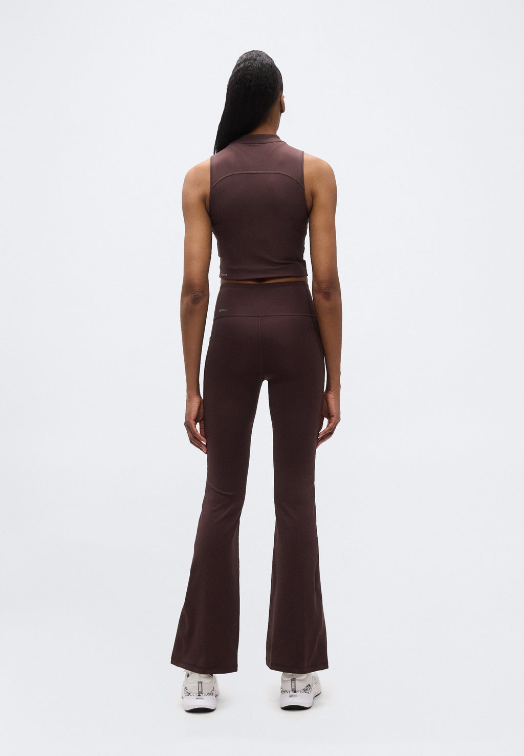 TAD ESSENTIAL BOOTCUT - Tracksuit bottoms - chocolate brown