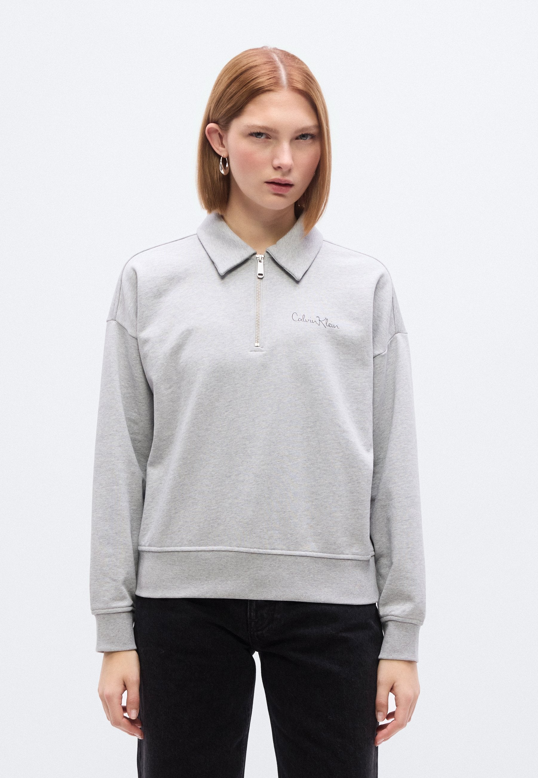 GRAPHIC - Sweatshirt - history grey heather