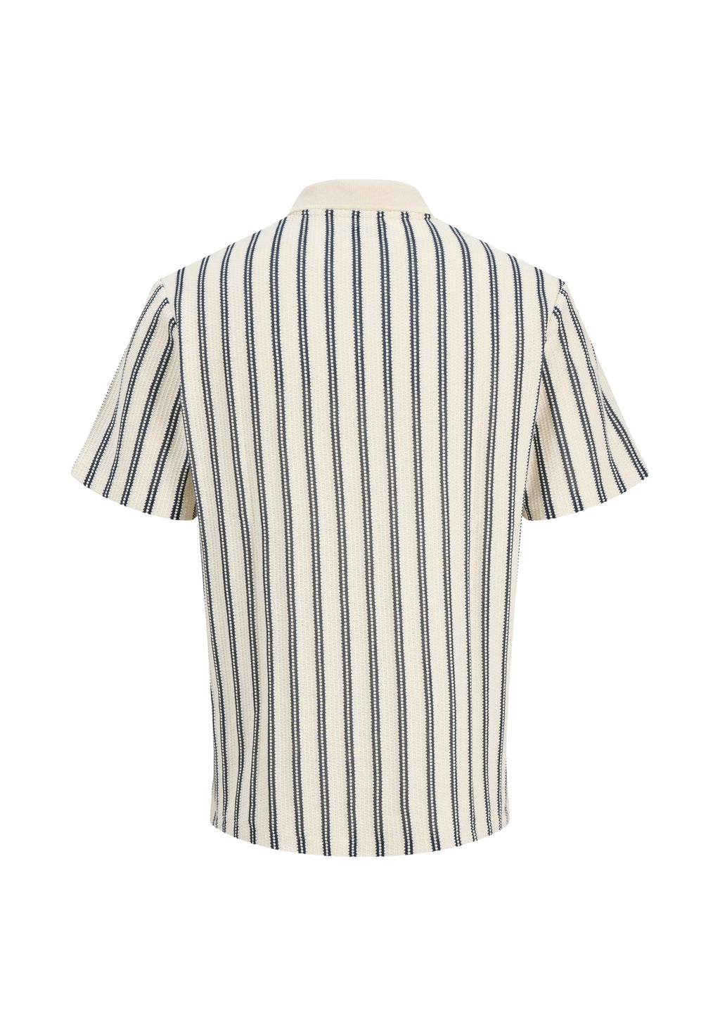 Striped - Polo shirt - cloud dancer