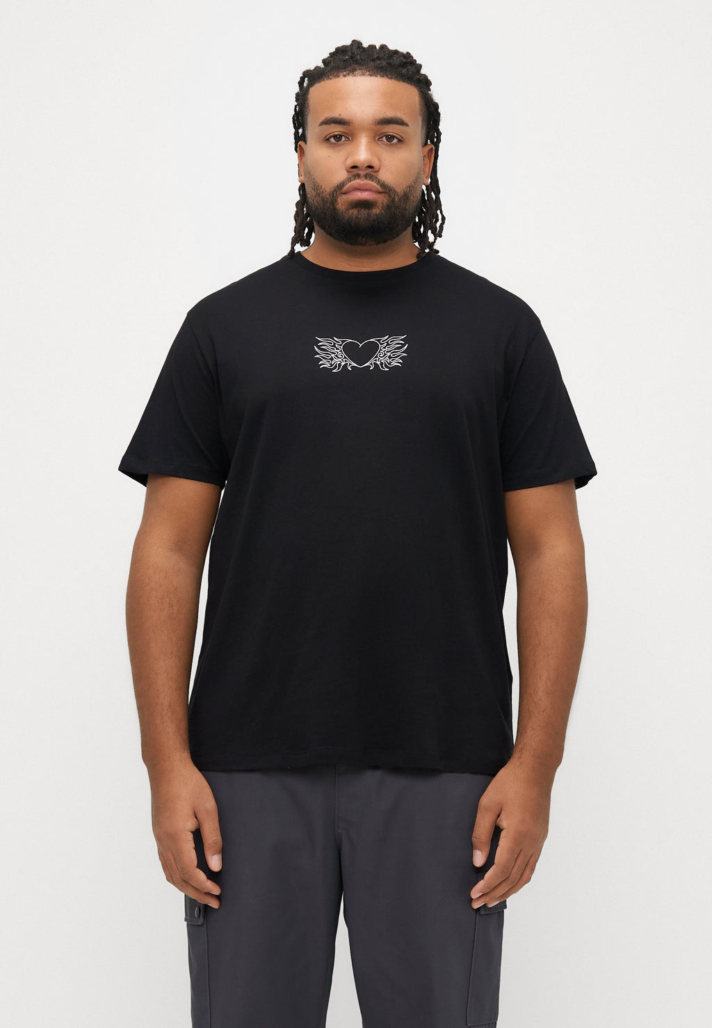 JJWOLFIE TEE CREW NECK 5 PACK - Print T-shirt - chocolate brown/white/moonbeam/black