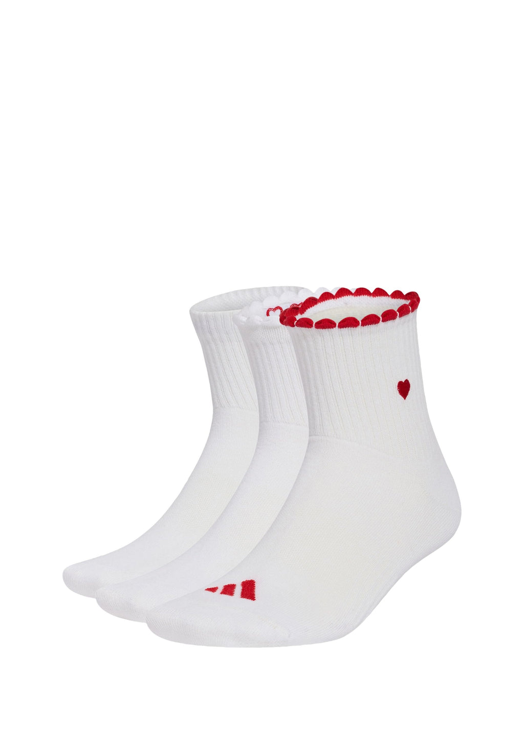 WMS GFX SOCK 3P - Chaussettes de sport - blanc/écarlate intense/noir