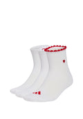 WMS GFX SOCK 3P - Chaussettes de sport - blanc/écarlate intense/noir