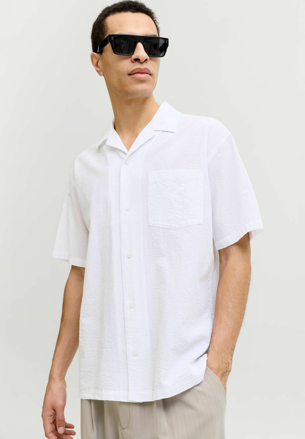 Relaxed Fit - Shirt - bright white