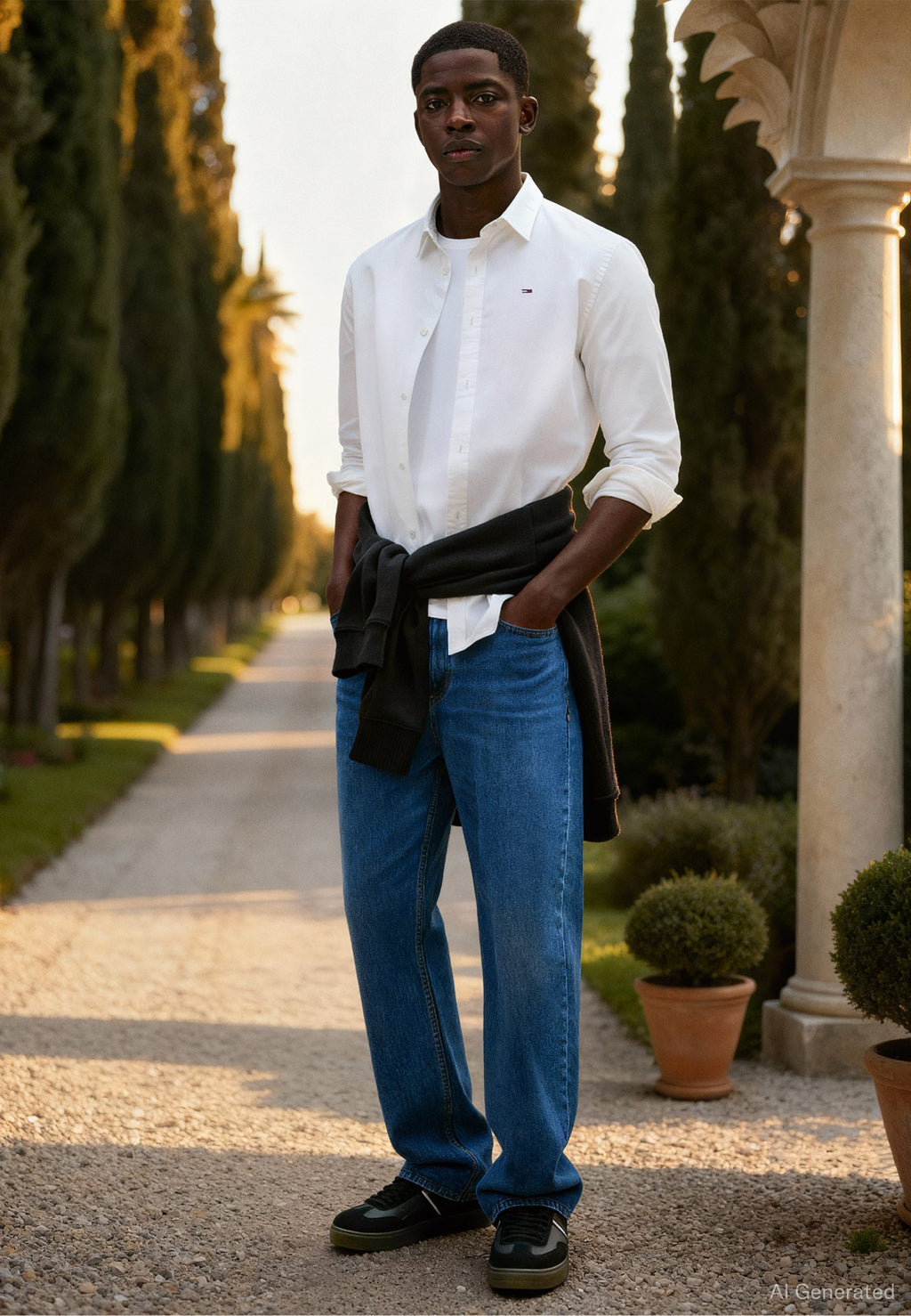 ORIGINAL STRETCH SHIRT - Shirt - classic white