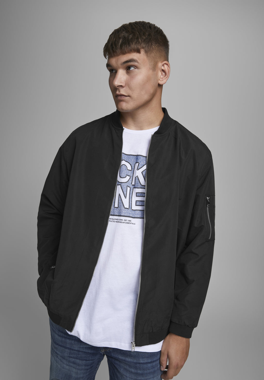 JJERUSH  - Bomber Jacket - black