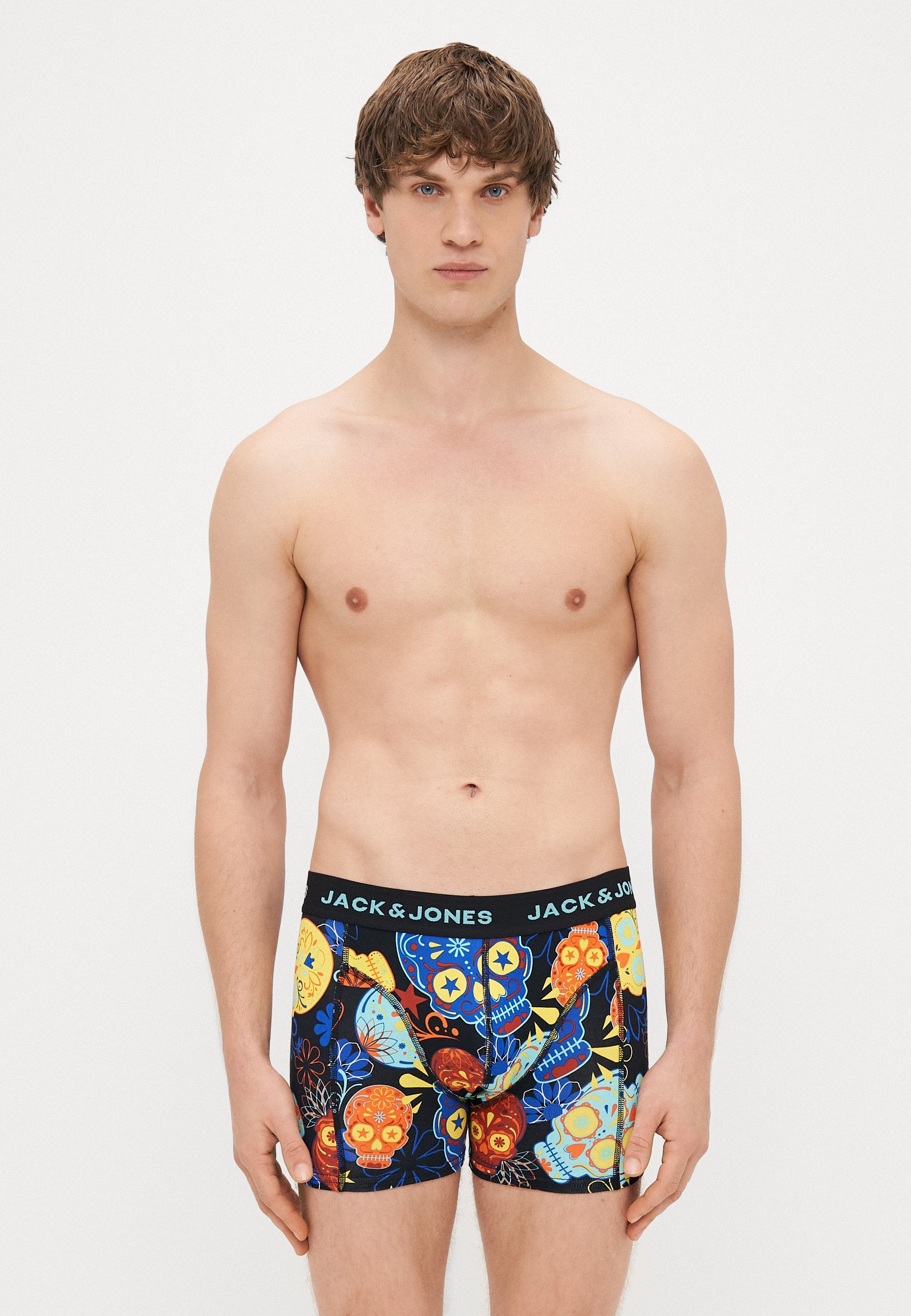 JACSUGAR SKULL TRUNKS 3 PACK - Trunks - black/blazing yellow