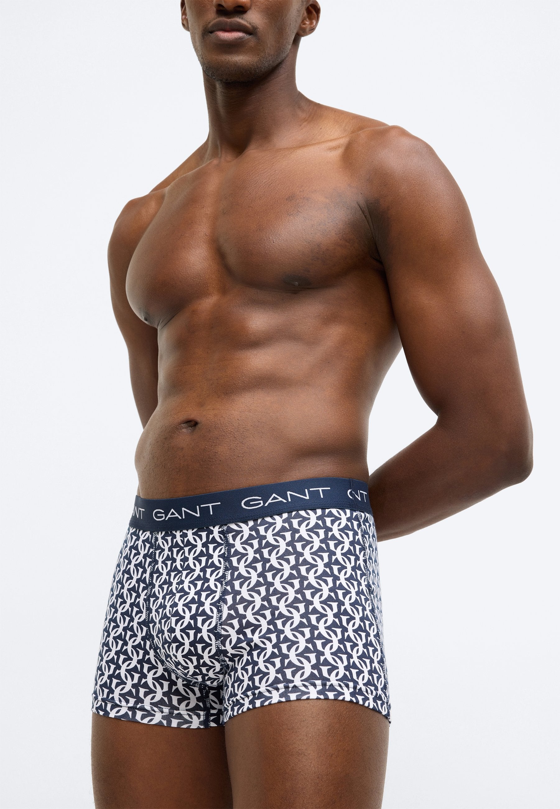 MONOGRAM PRINT TRUNK 3 PACK - Trunks - marine