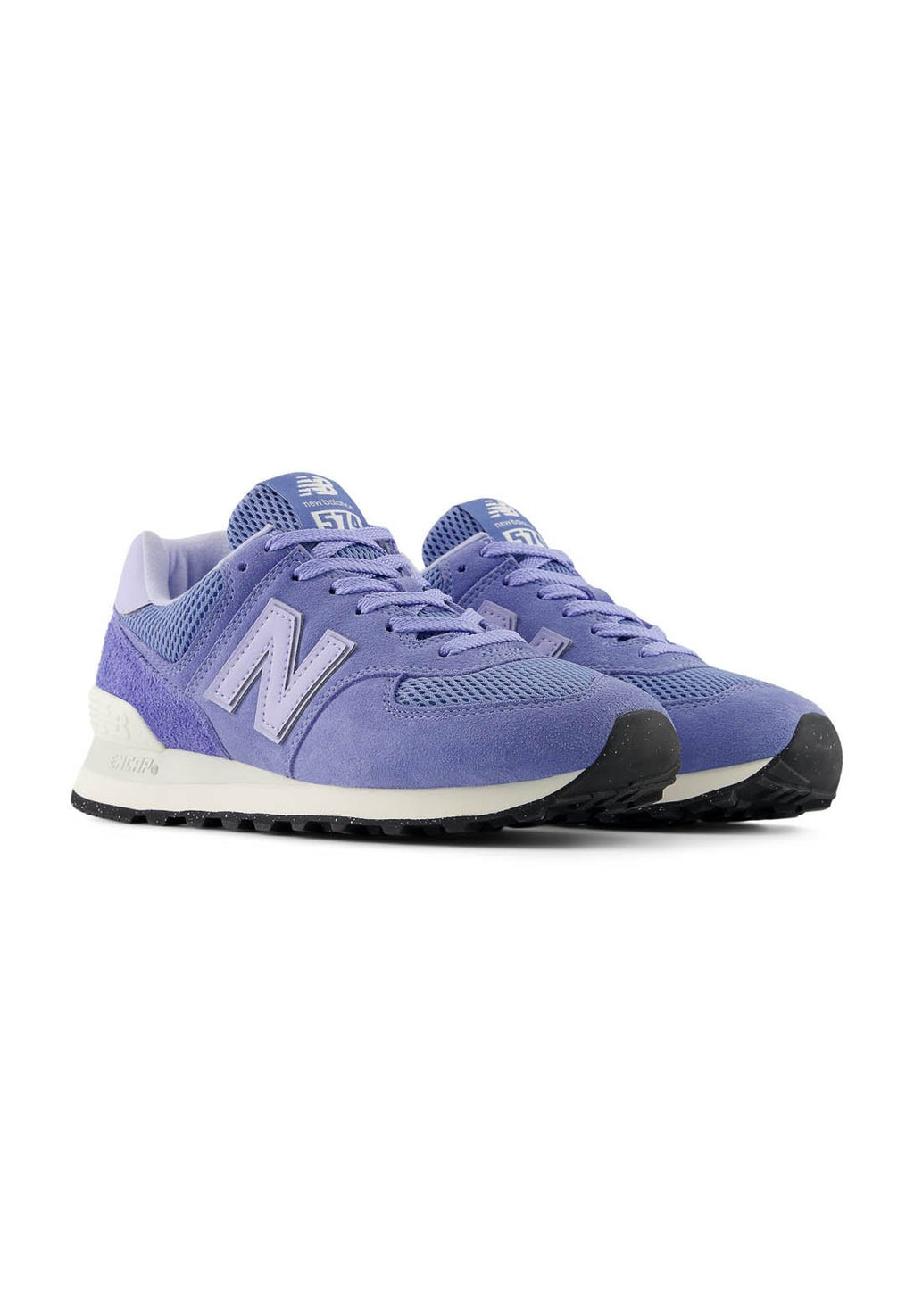 W574 - Baskets - bleu indigo / blanc nb