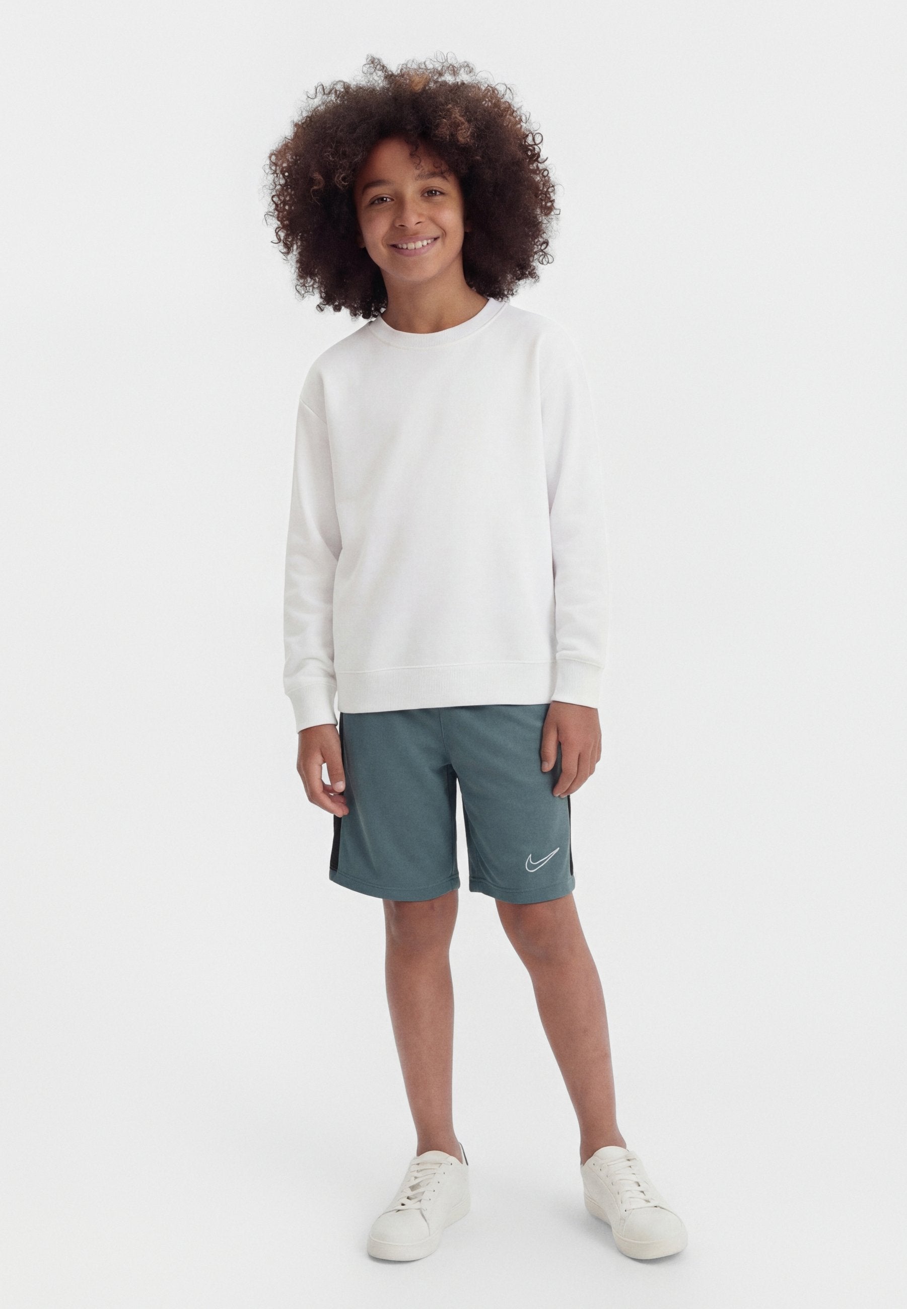 ACADEMY UNISEX - Sports shorts - mineral slate/white/black