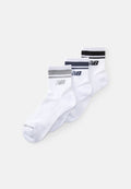 RUN ANKLE UNISEX 3 PACK  - Sports socks - whitegrey/blue/black
