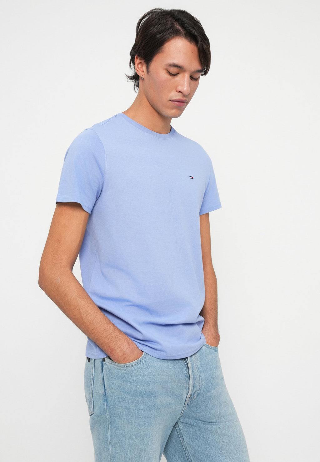 FLAG EXTRA SLIM UNISEX - Basic T-shirt - nordic iris