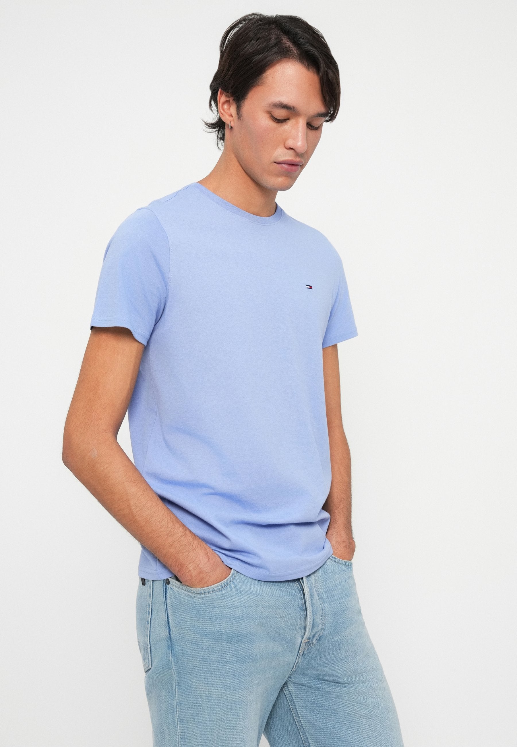 FLAG EXTRA SLIM UNISEX - Basic T-shirt - nordic iris