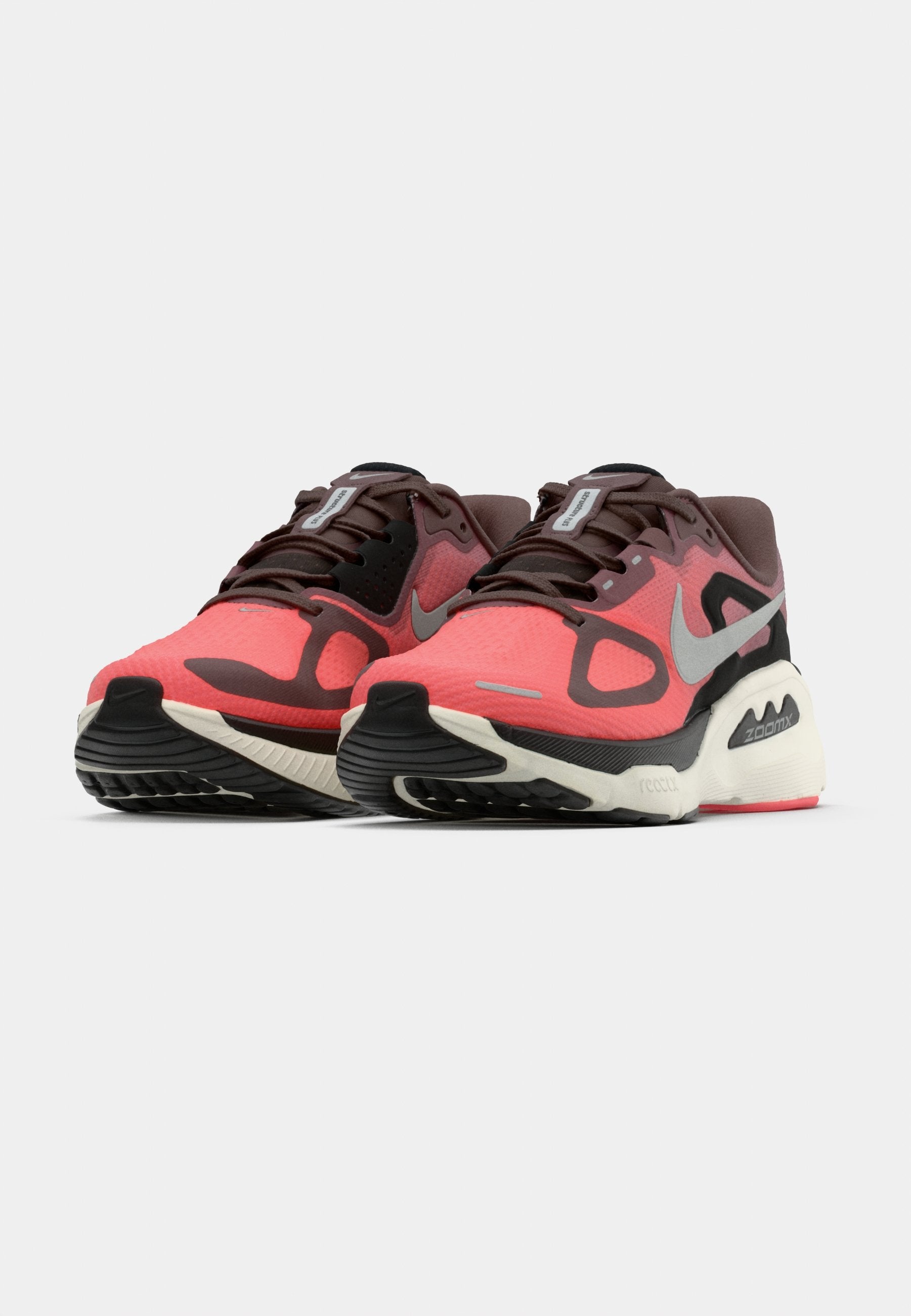 STRUCTURE PLUS - Chaussures de running sur route - tattoo/argenté/hot lava/noir/sail