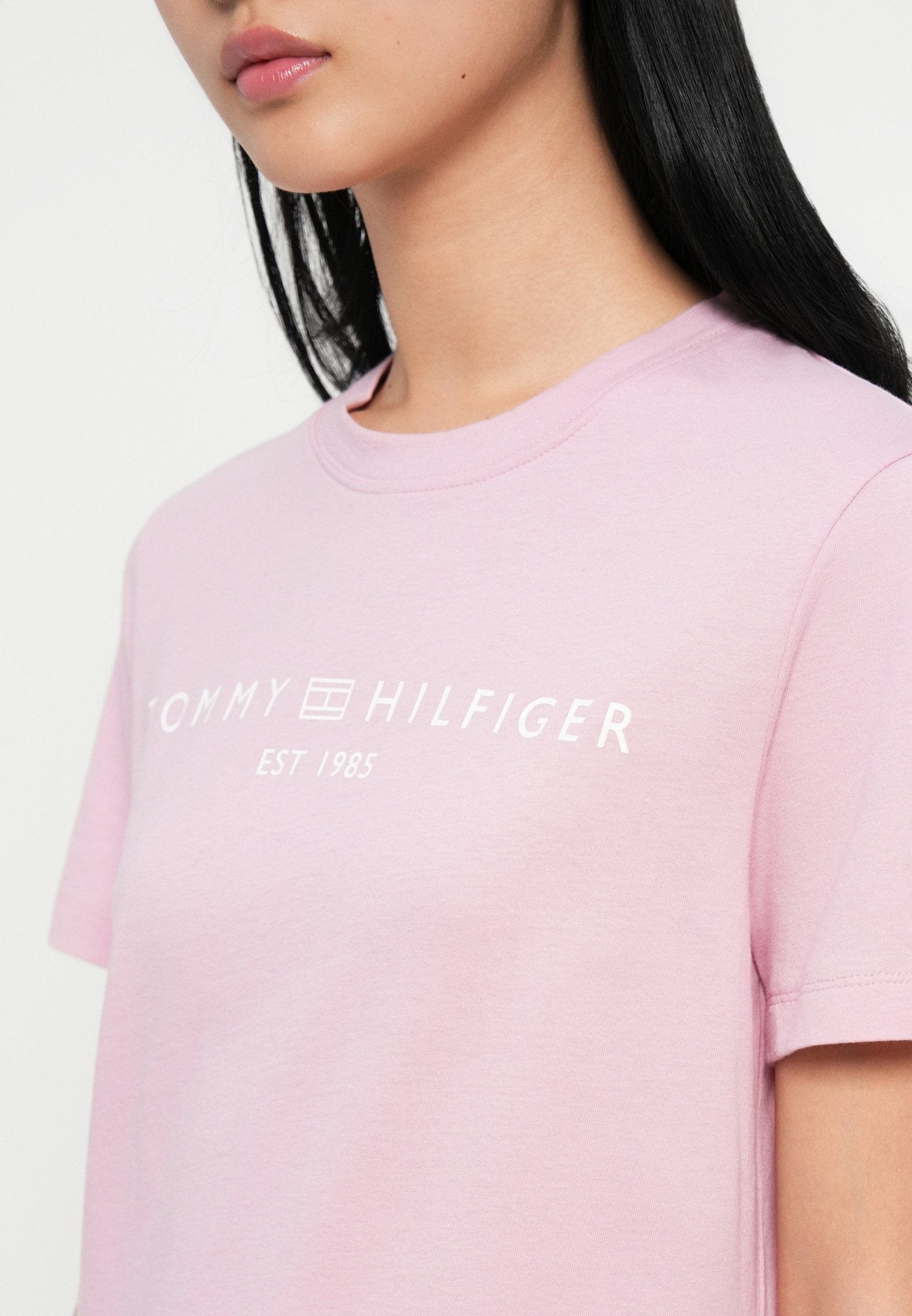 Print T-shirt - bonita pink