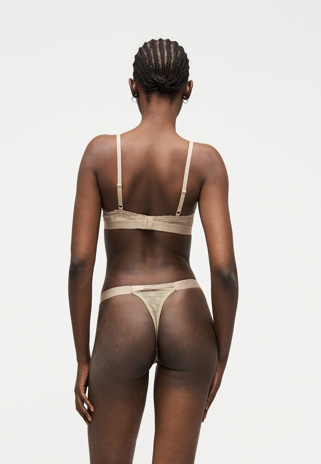 SARTORIAL - Triangle bra - light/pastel brown
