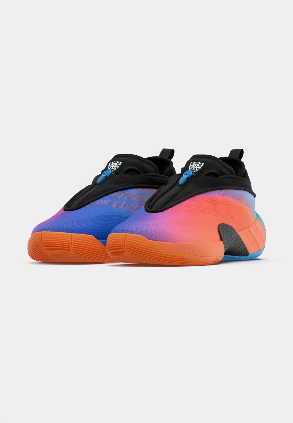 D.O.N. ISSUE 7 ALL-STAR WEEKEND UNISEX - Basketball shoes - core black/lucid orange/silver-coloured metallic