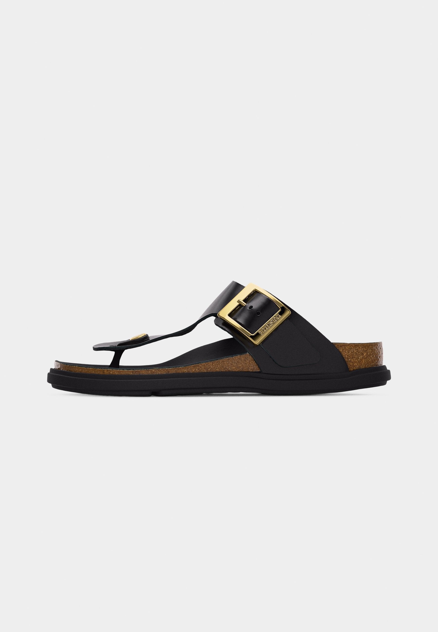 GIZEH DB LENA HS BLACK HEX CUPSOLES NARROW - T-bar sandals - black