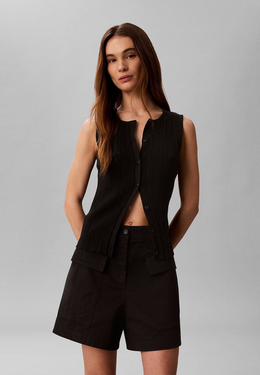 SHORT UTILITAIRE - Shorts - noir