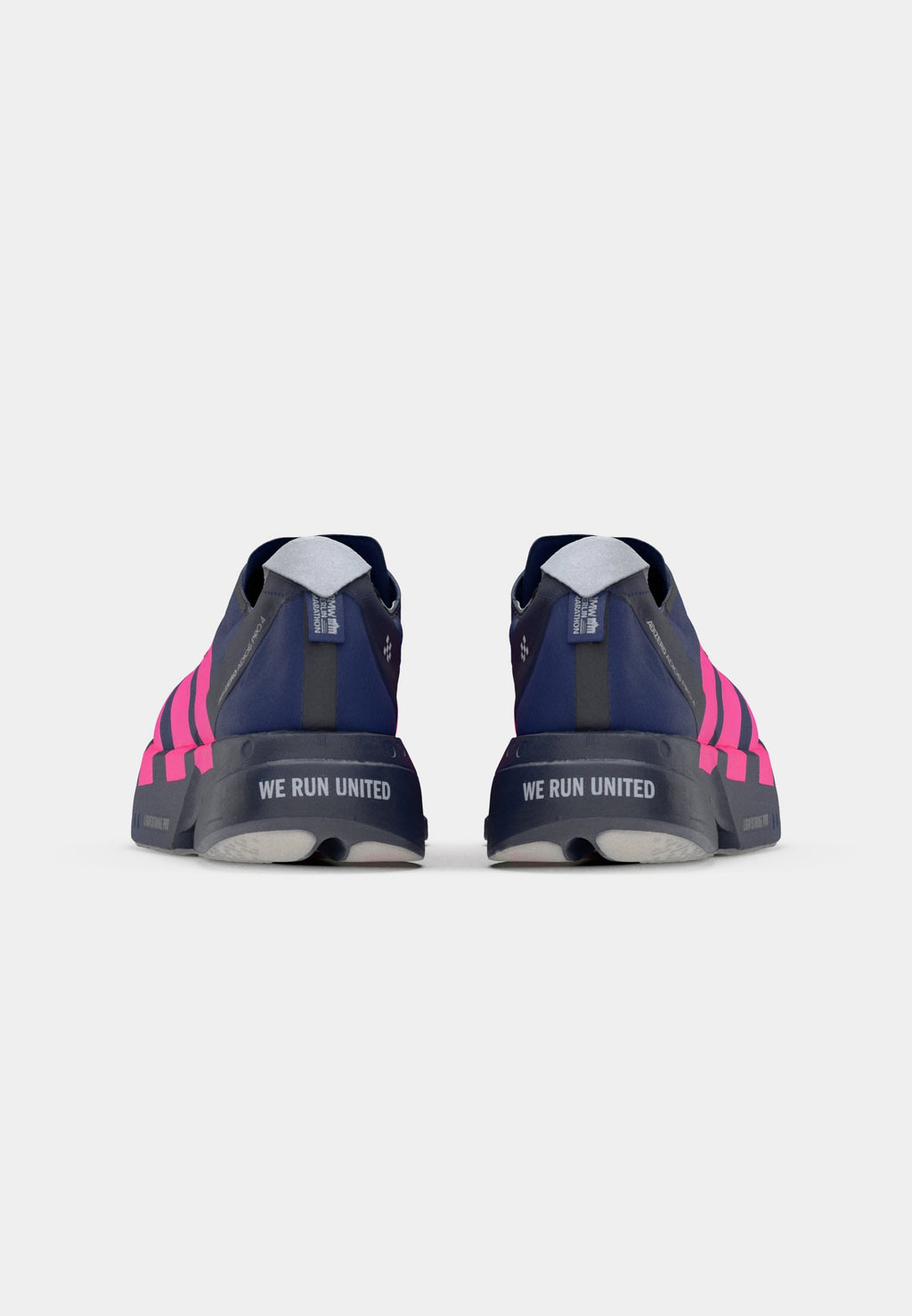 ADIZERO ADIOS PRO 4 - Road running shoes - dark blue/shock pink/dash grey