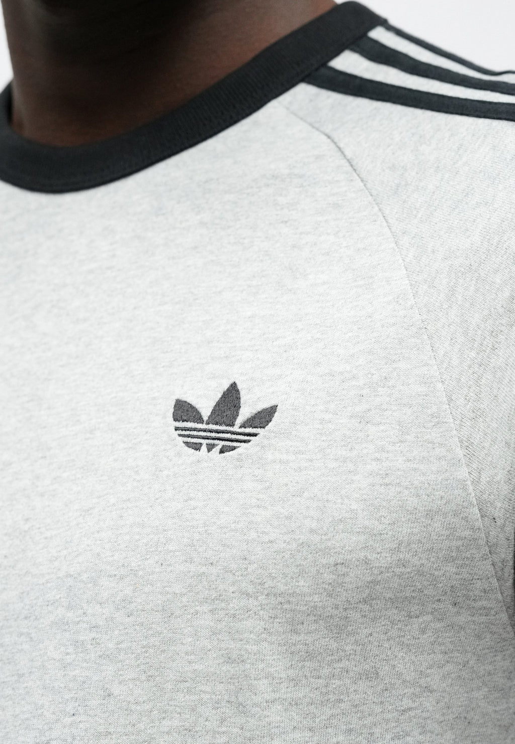 3S TEE - Print T-shirt - medium grey heather