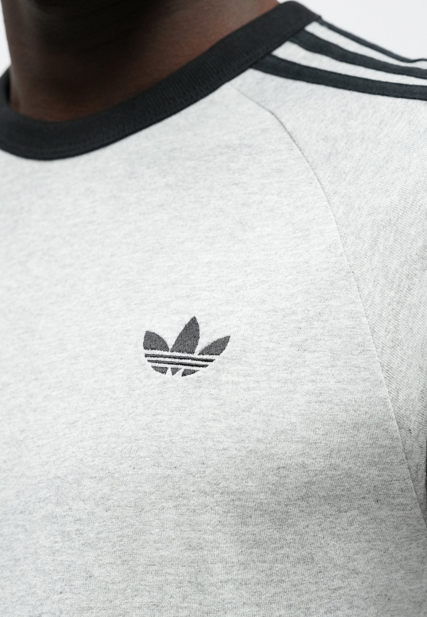 3S TEE - Print T-shirt - medium grey heather
