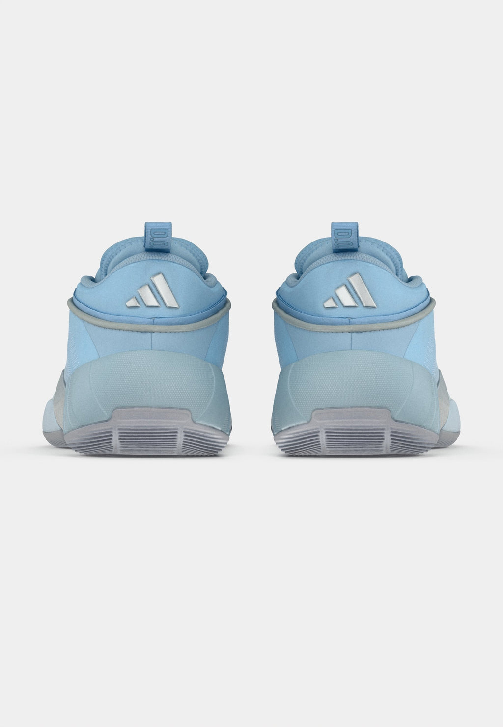 D.O.N. ISSUE 7 - Chaussures de basketball - bleu ciel/blanc chaussures/argent métallisé