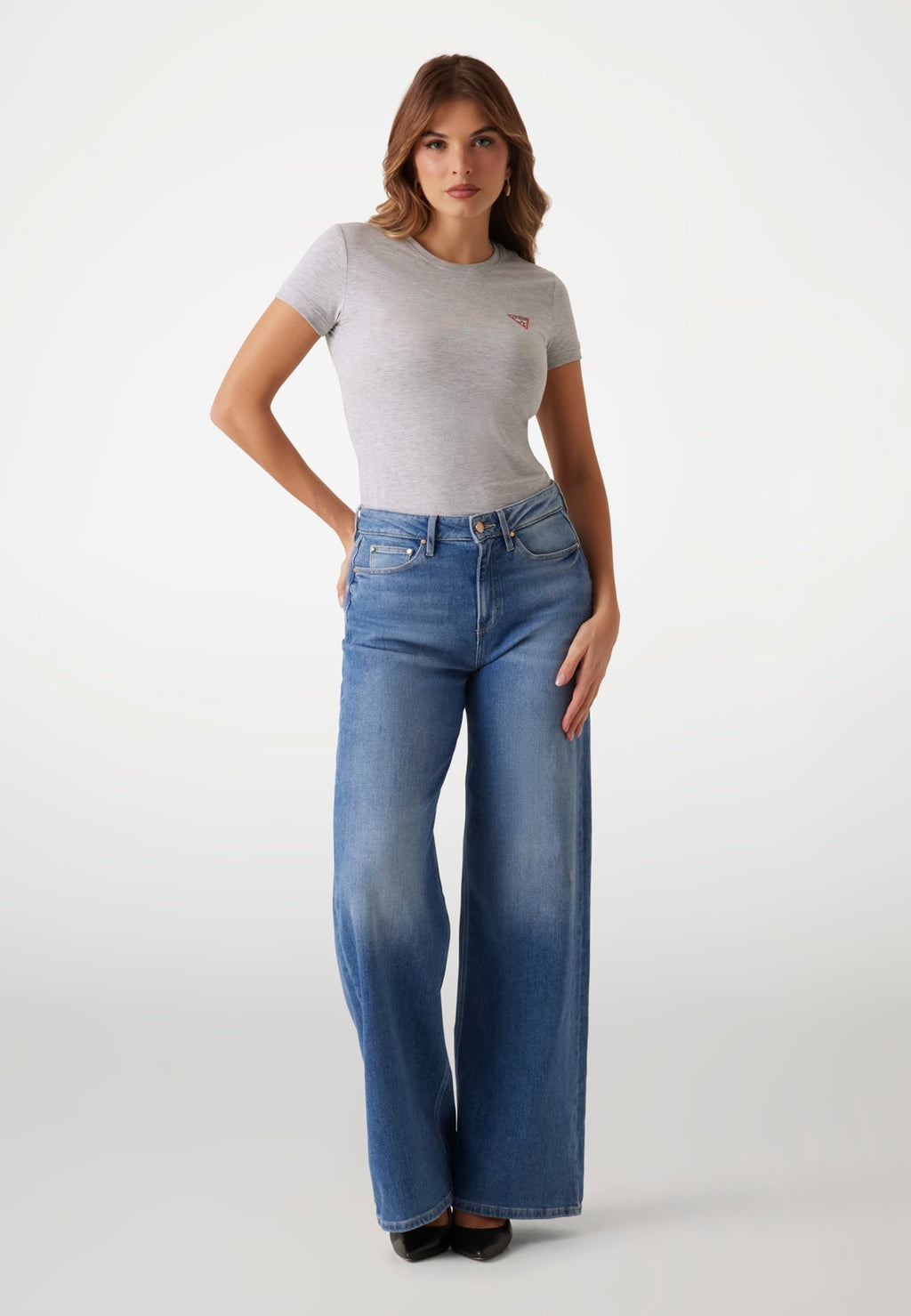 Basic T-shirt - gris