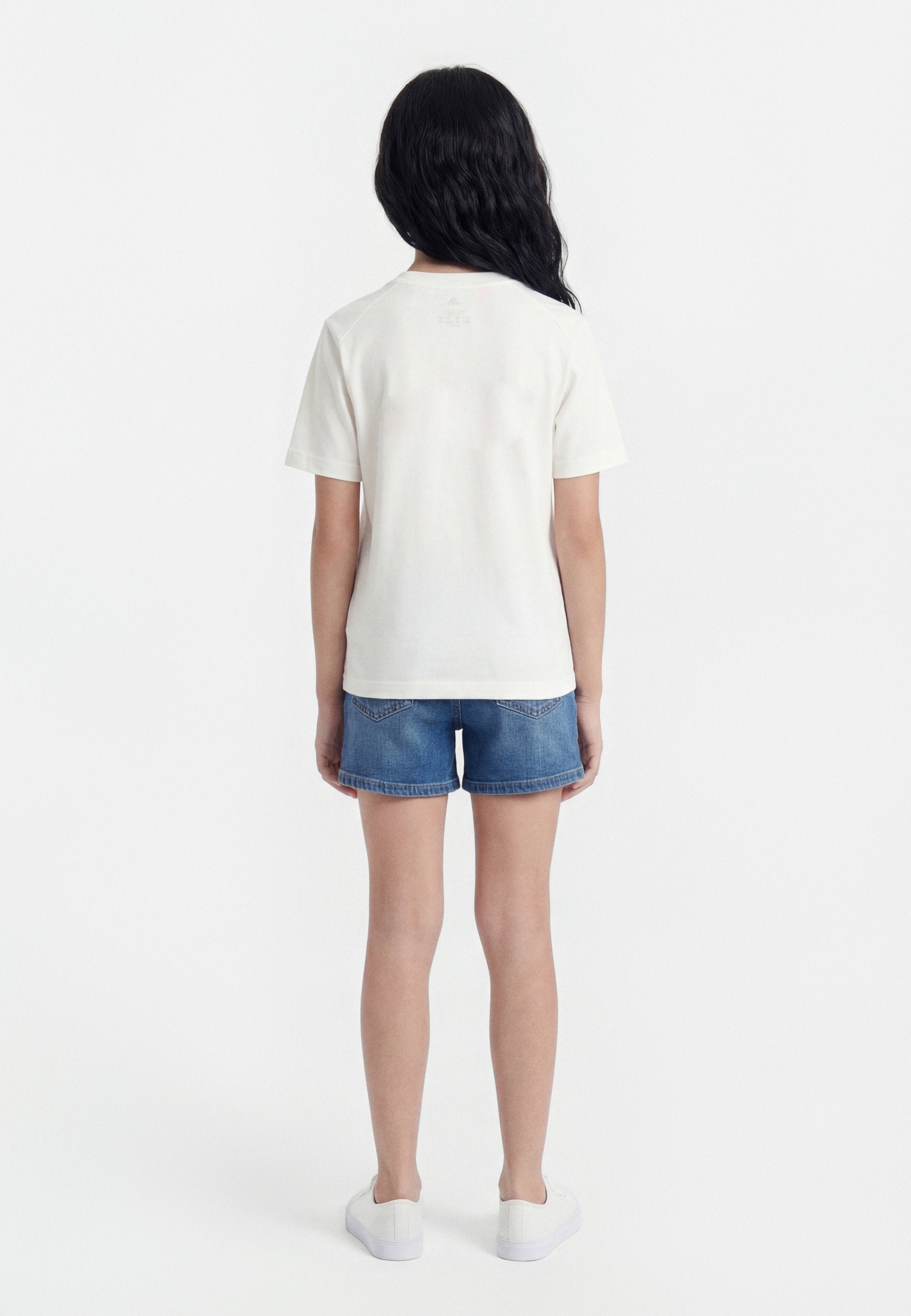LOGO TEE UNISEX - Sports T-shirt - white