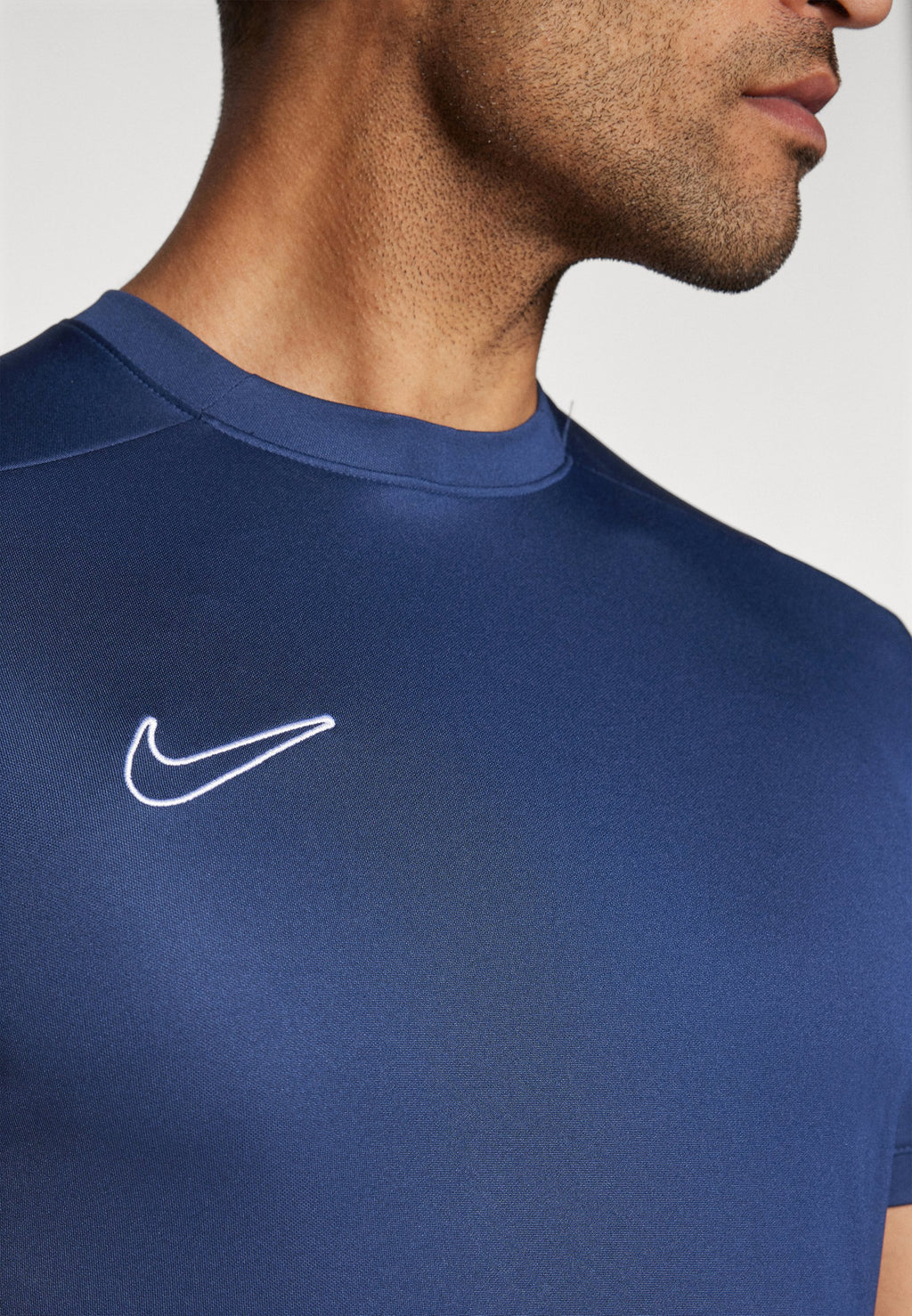 MEN'S SHORT SLEEVE SOCCER - Sports T-shirt - midnight navy/white