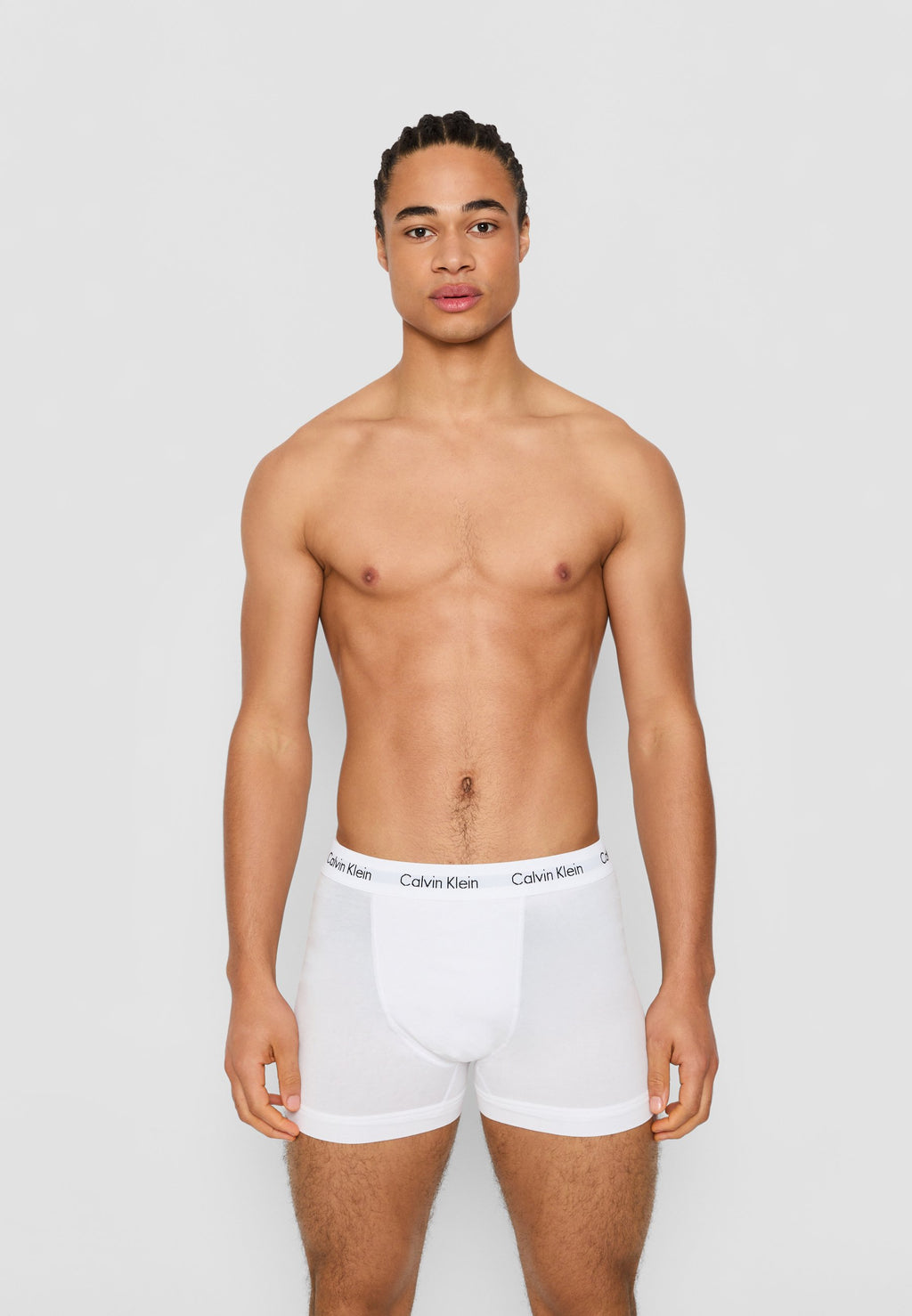 TRUNK 3 PACK COTTON STRETCH - Trunks - black/white/grey