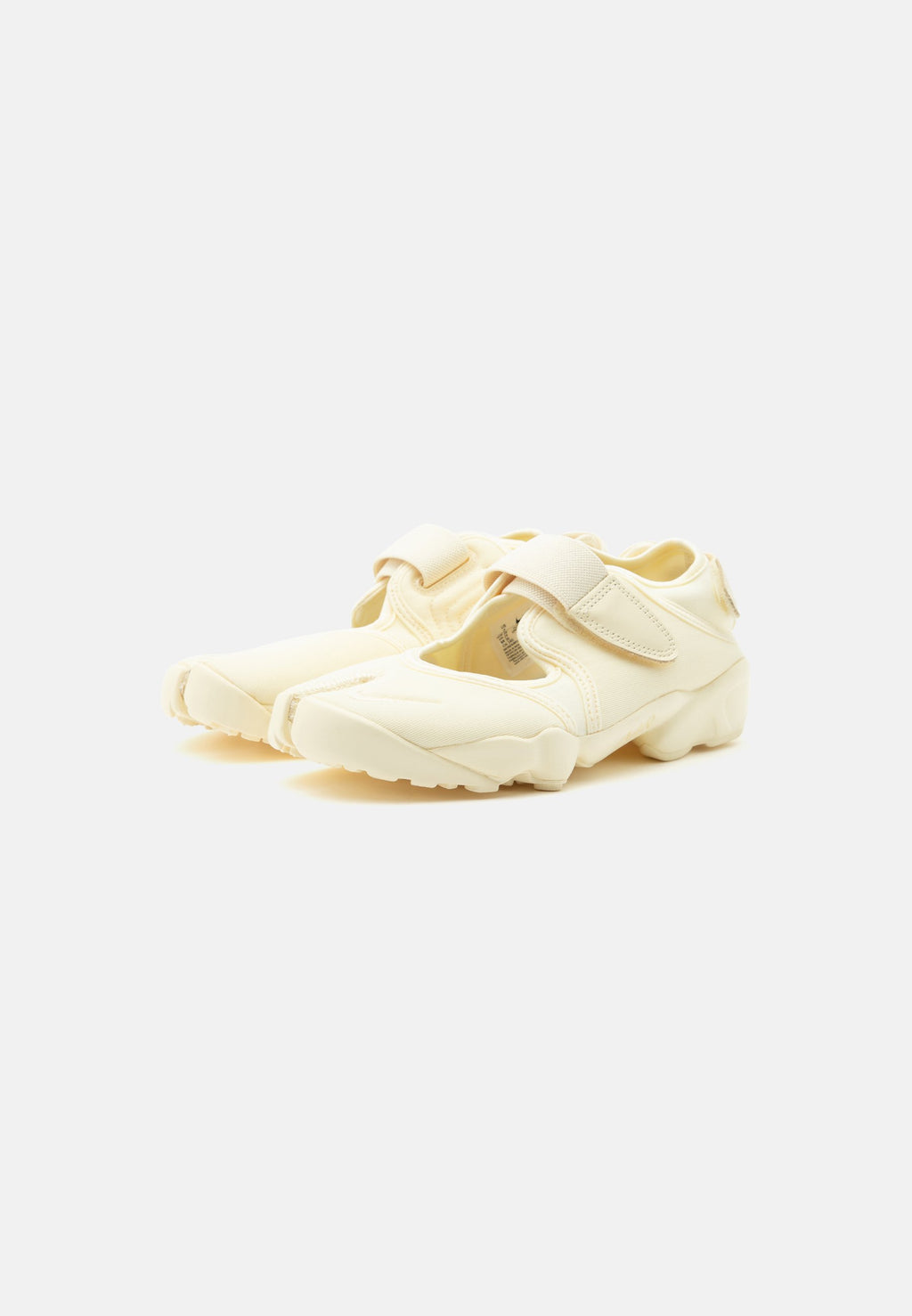 AIR RIFT - Ankle strap ballet pumps - sunbleach/black