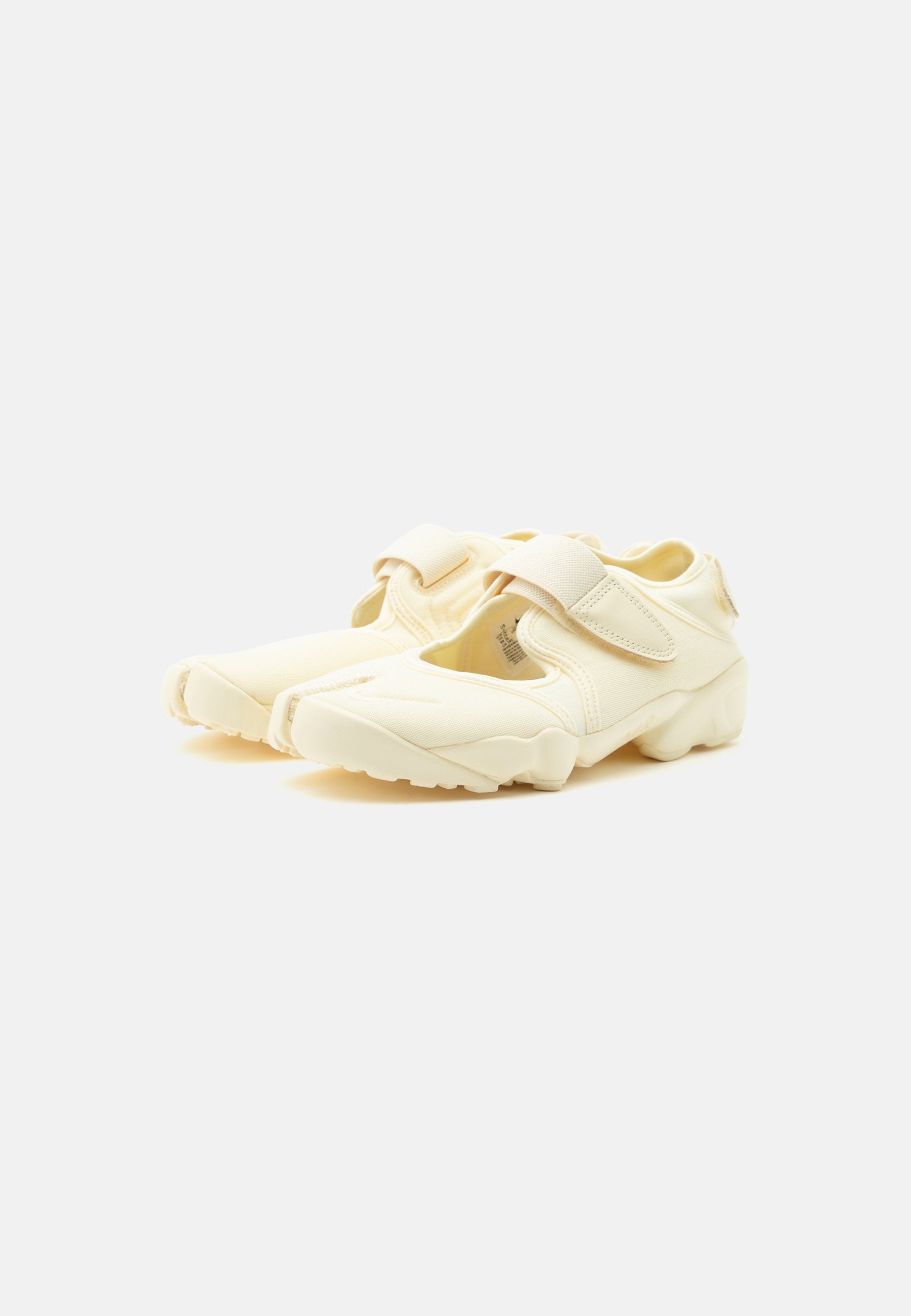 AIR RIFT - Ankle strap ballet pumps - sunbleach/black