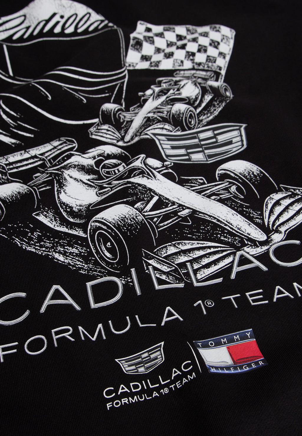 TH X CADILLAC FORMULA 1 TEAM CAR GRAPHIC HOODIE UNISEX - Hoodie - black