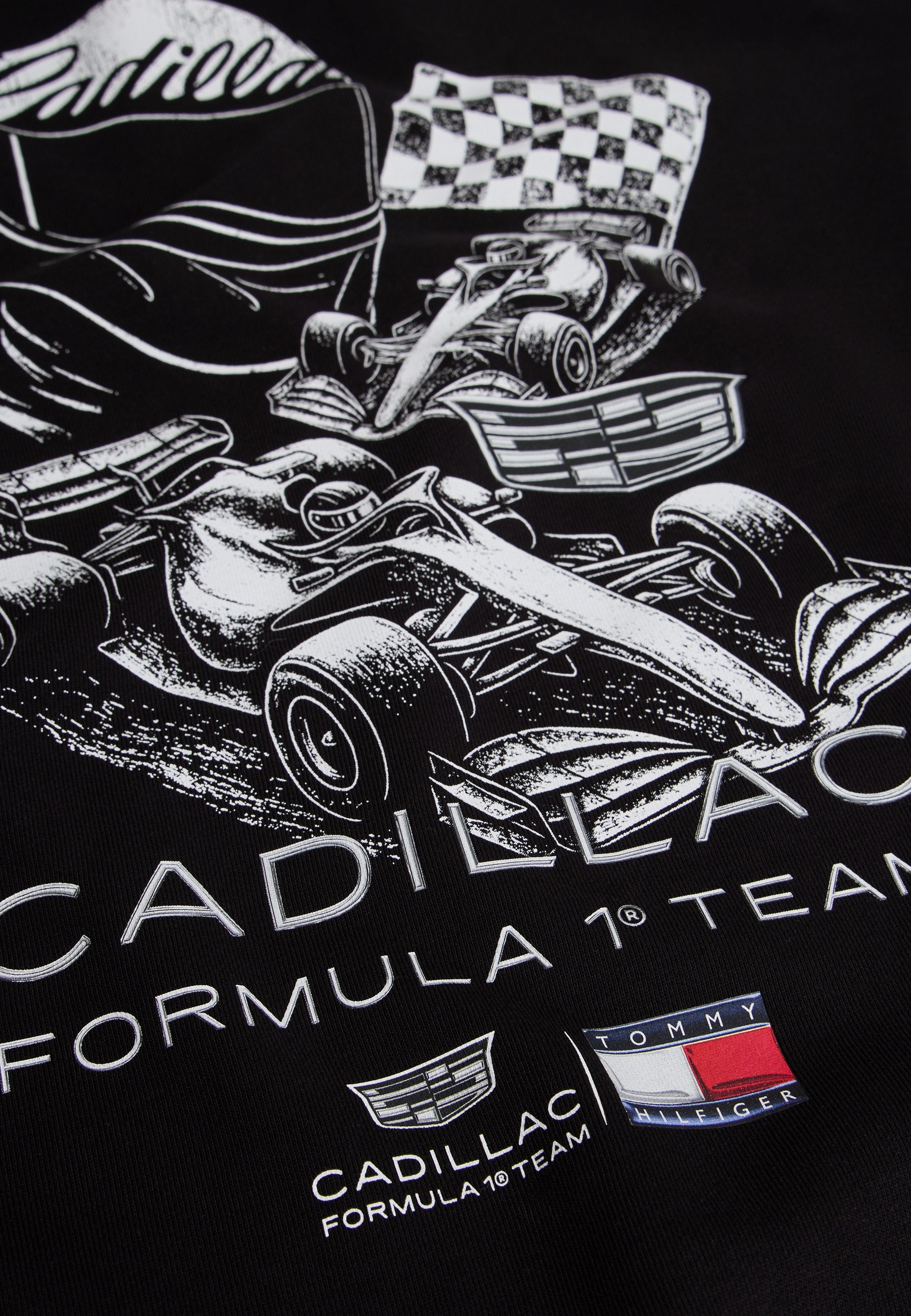 TH X CADILLAC FORMULA 1 TEAM CAR GRAPHIC HOODIE UNISEX - Hoodie - black