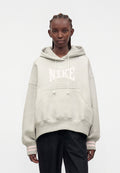 Hoodie - smoke grey/white