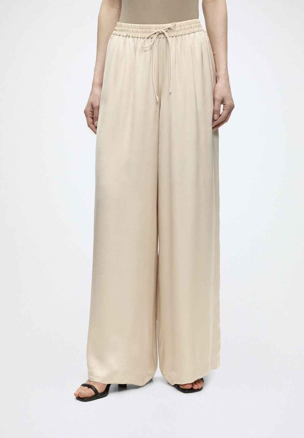TALIA - Trousers - open beige