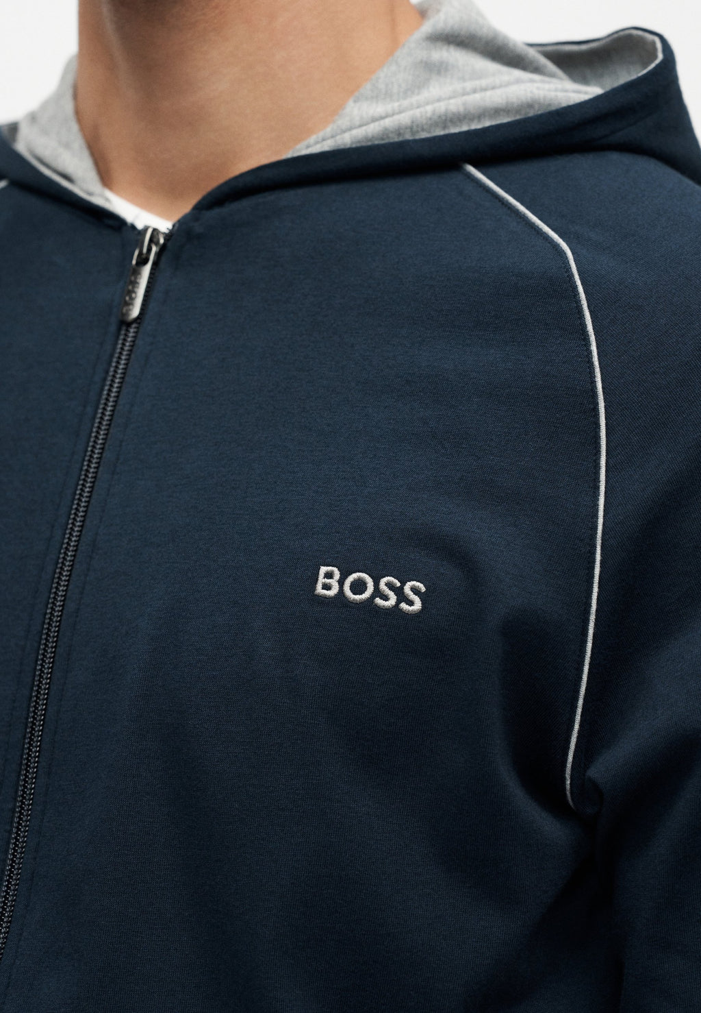 MIX MATCH JACKET  - Zip-up sweatshirt - dark blue