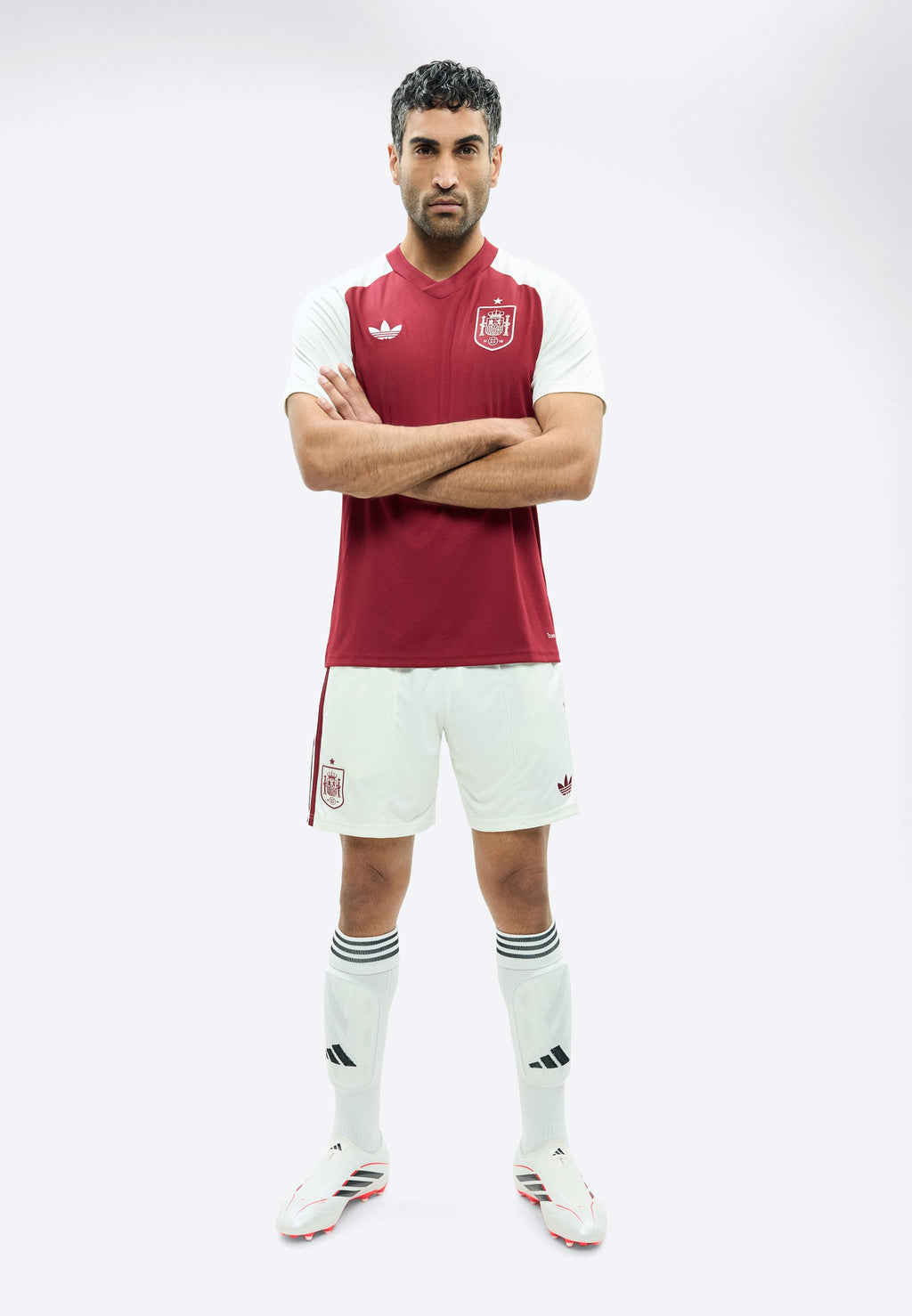 SPAIN 26 AWAY REPLICA SHORTS  - National team wear - team collegiate burgundy