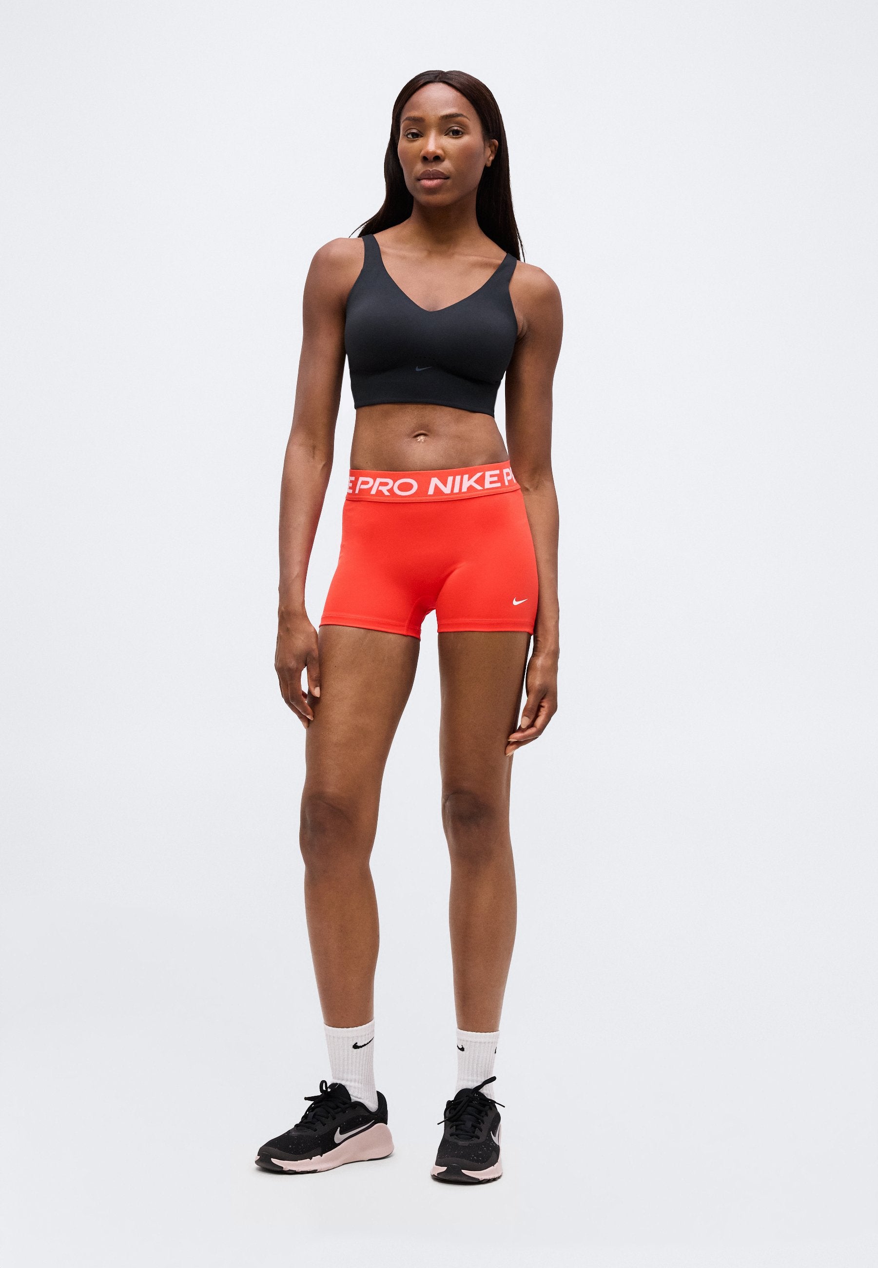 365 SHORT  - Leggings - light crimson/white