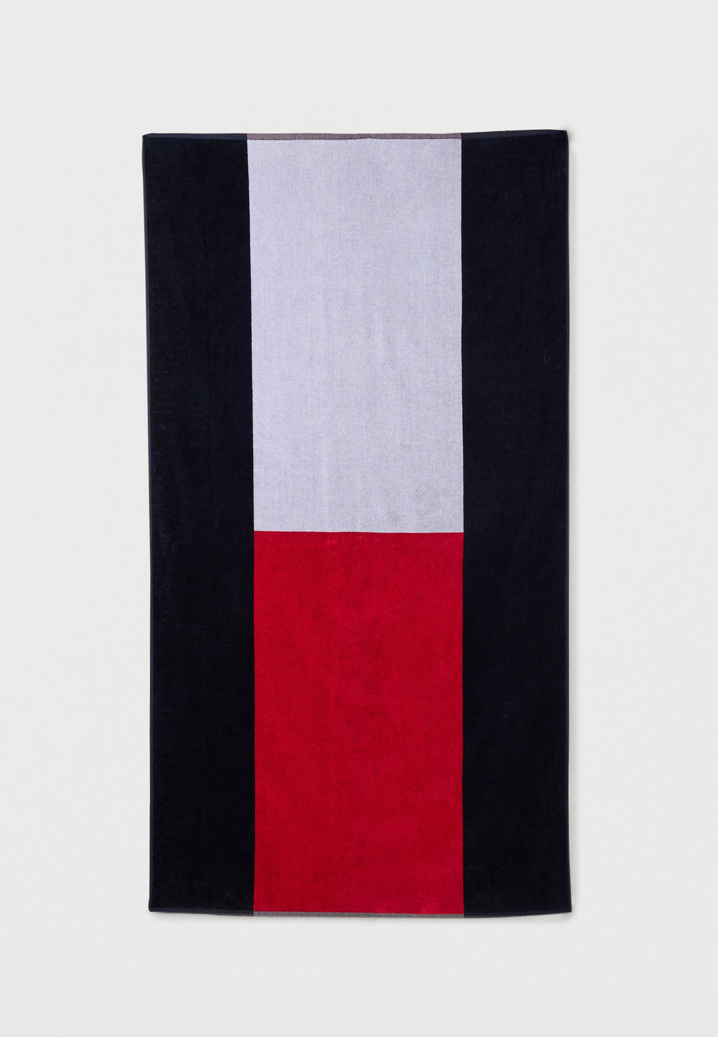 CLASSIC SIGNATURE COLOUR-BLOCKED VELOUR BEACH TOWEL - Beach towel - desert sky