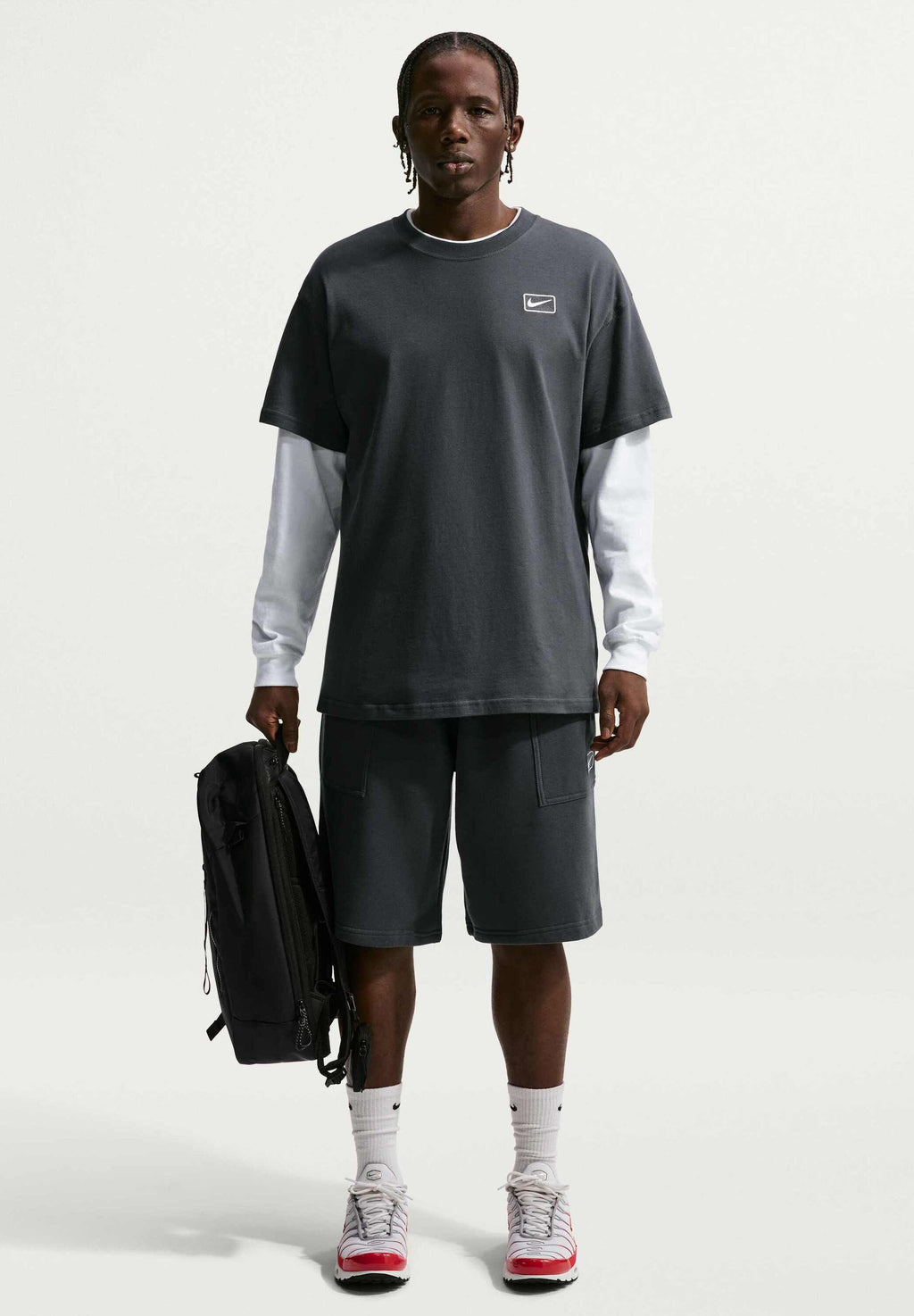 TEE - Print T-shirt - anthracite