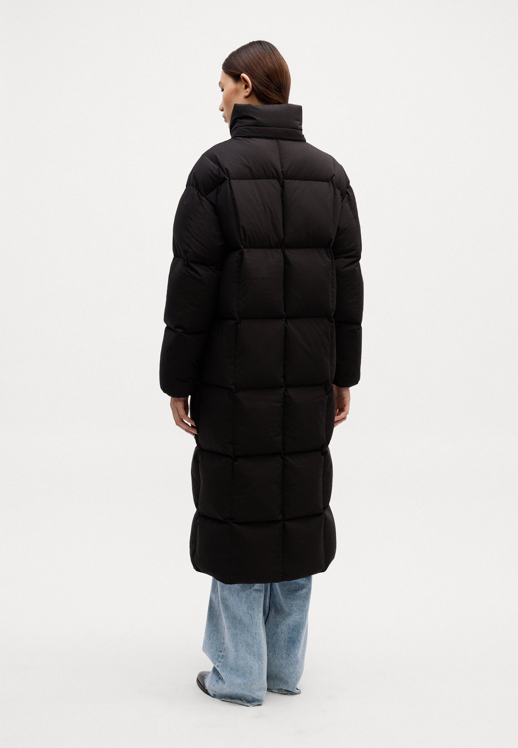 ALASKA GRID   - Down coat - black