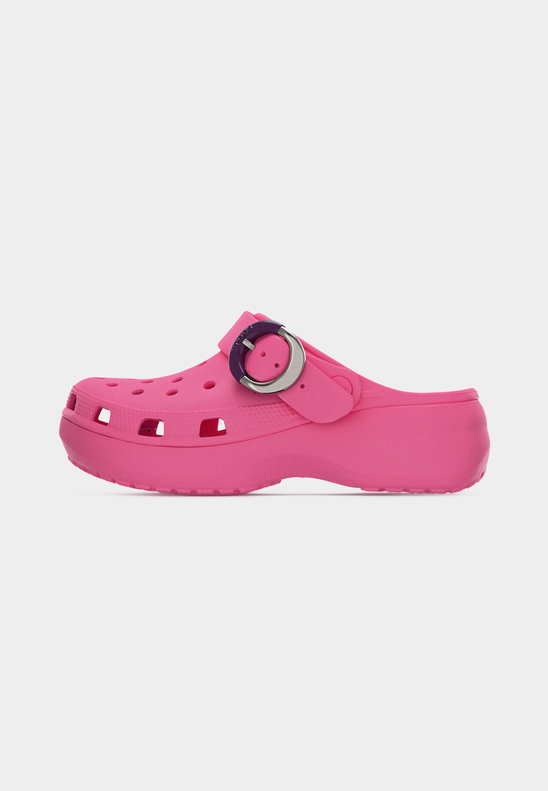 CLASSIC PLATFORM BUCKLE - Mules - pink lemonade