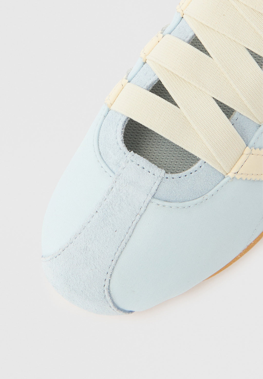 TOKYO MARY JANE BALLERINA - Trainers - crystal sky/cream white/gold-coloured